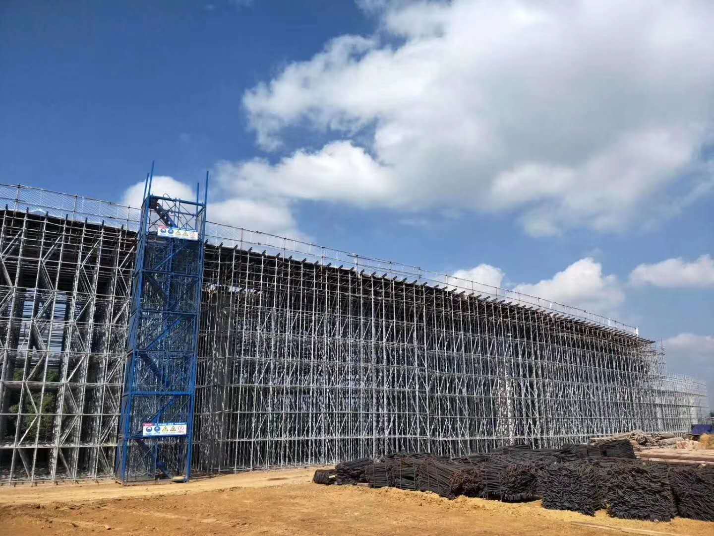 盤扣腳手架搭建周期短，經(jīng)濟效益好！